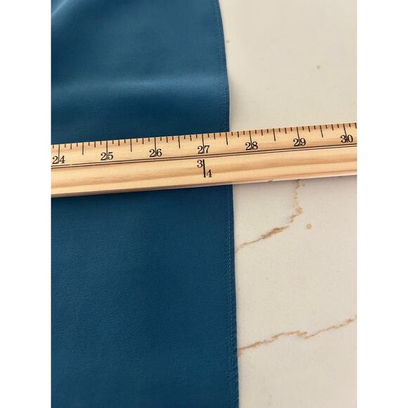 Saks Fifth Ave Tunic Silk Cashmere Blue SZL Top Lightweight Long Sleeve Classic - Picture 10 of 11